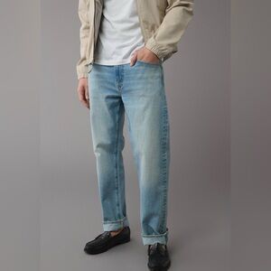 AE EasyFlex Original Straight Jean - Authentic Light